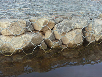 Bank Protection Machine Woven Twisted Hexagonal Metal Mesh 2 - 4mm