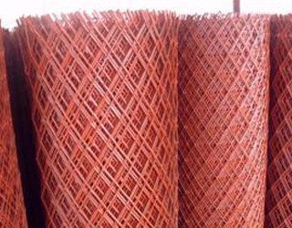 Bina için 1.0mm Köşe Koruma Çelik Genişletilmiş Hasır Kırmızı Antipas Boya